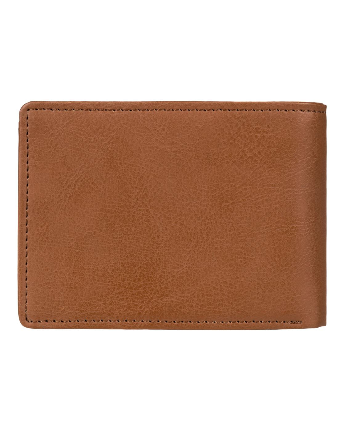 Element Faux Leather Bi-Fold Wallet~ Segur chocolate