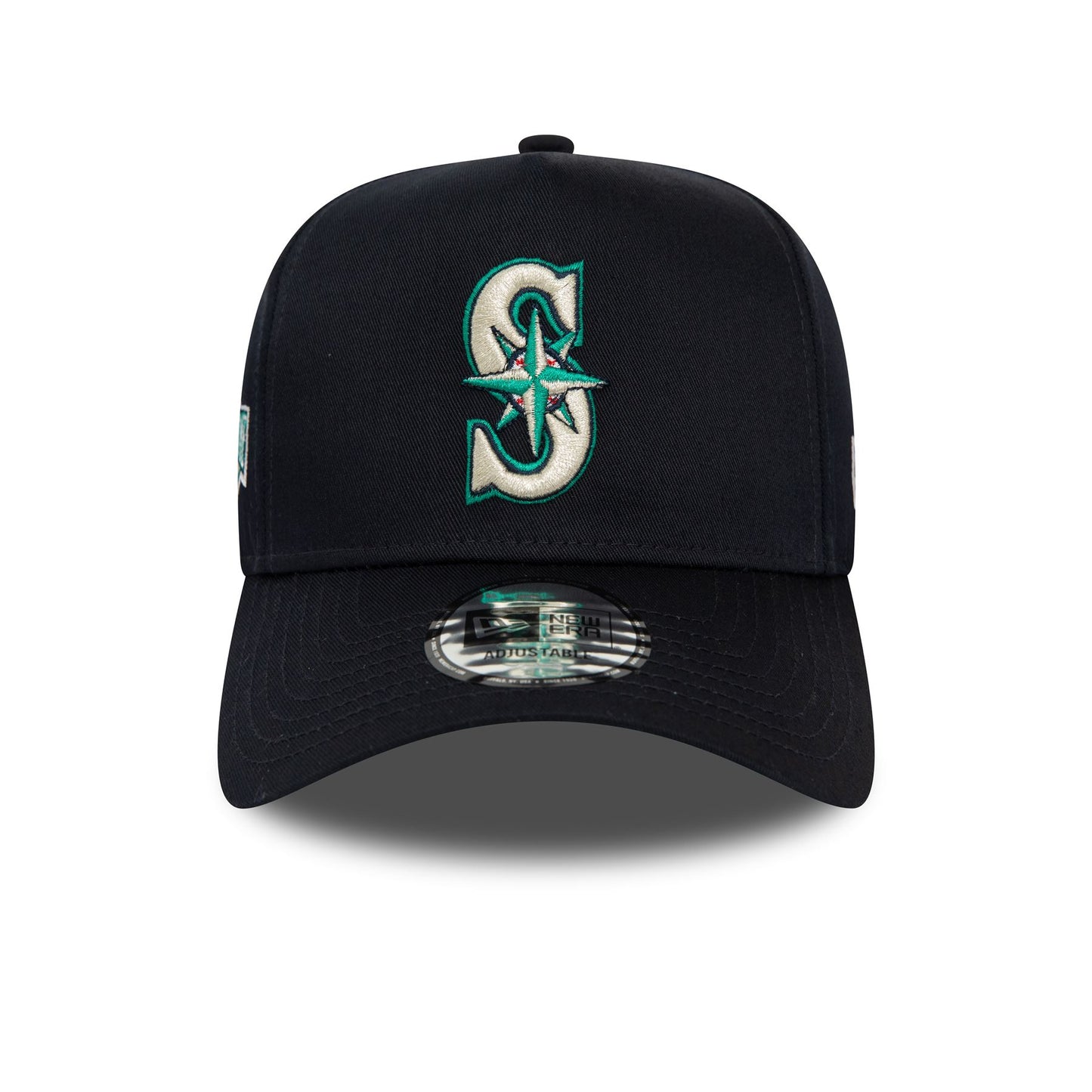 New Era Mens World Series Patch 9Forty EF Snapback Cap ~ Seattle Mariners