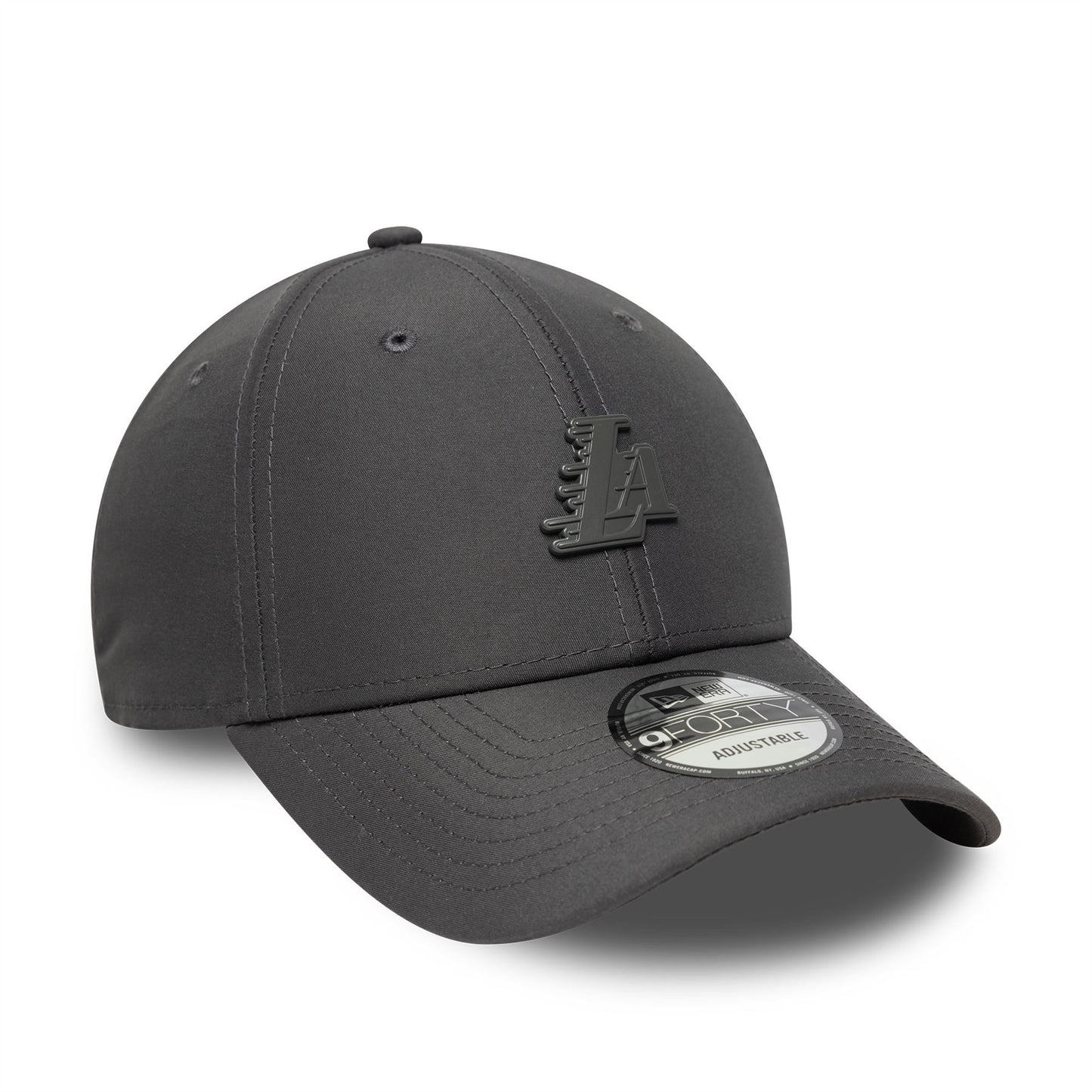 LA Lakers MLB Pin Dark Grey 9FORTY Adjustable New Era Cap
