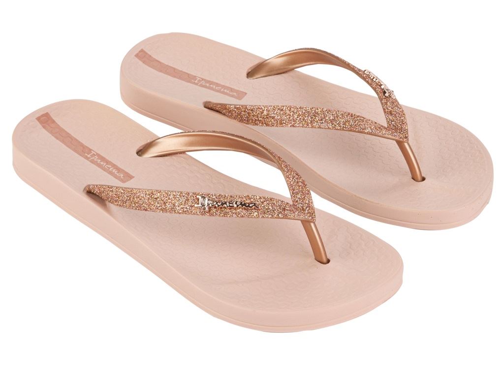 Ipanema Womens Flip Flip Glitter Lolita Pink