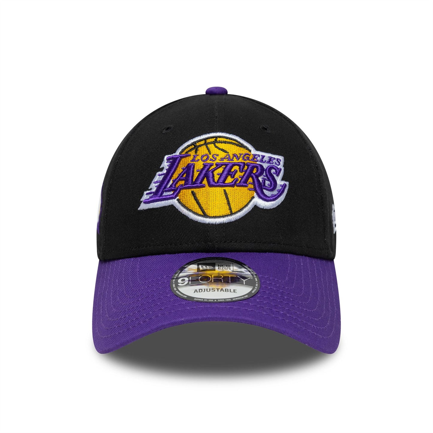 LA Lakers NBA Side Patch Black 9FORTY Adjustable Cap
