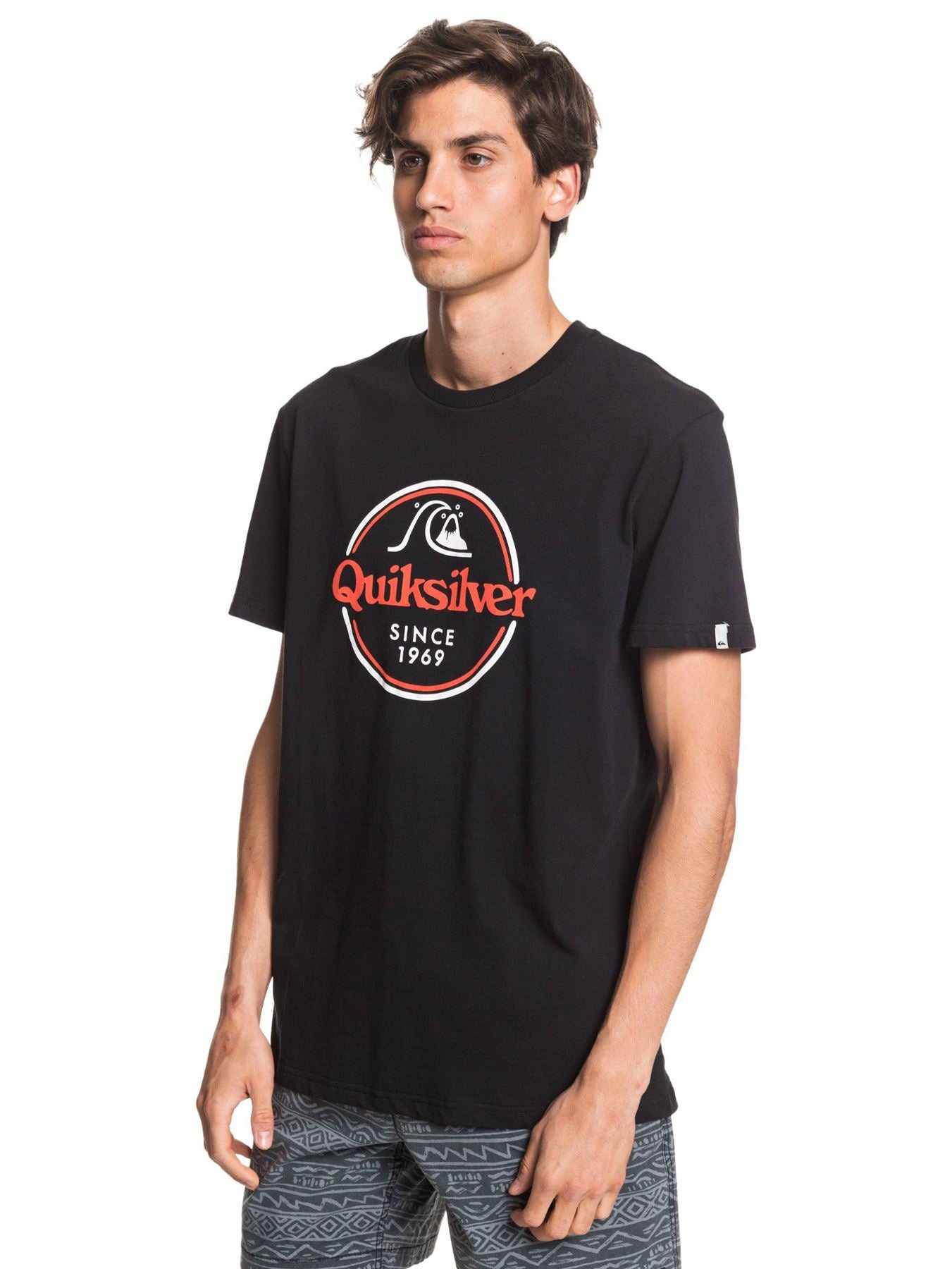 Quiksilver Men's T-Shirt ~ Words Remain black