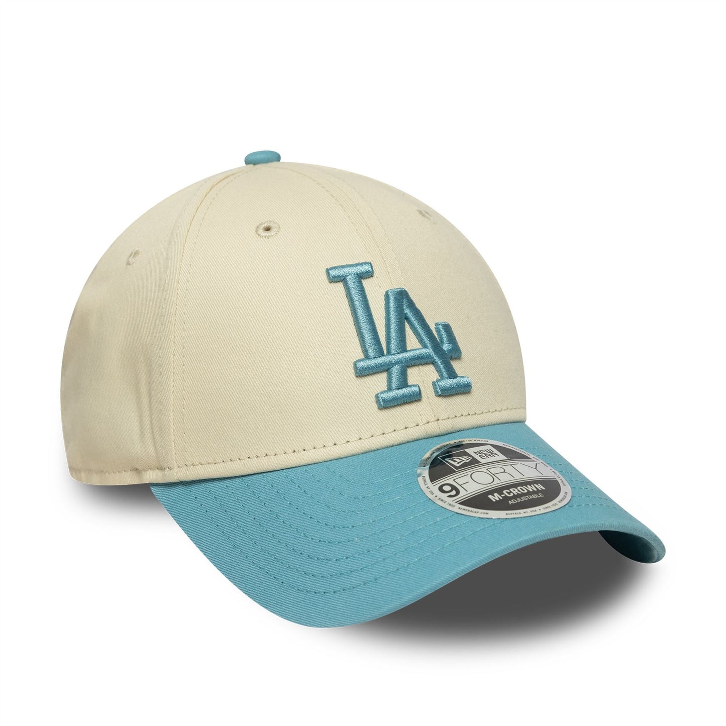 LA Dodgers Colour Block Cream 9FORTY M-Crown Adjustable Cap