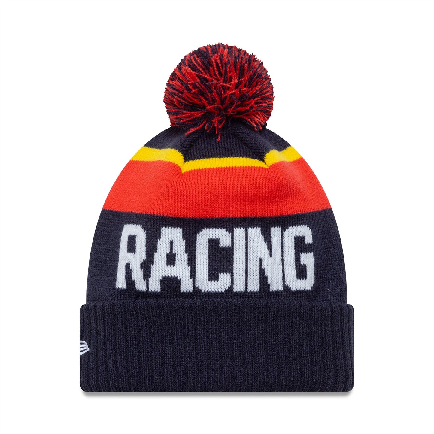Red Bull Racing Wordmark Dark Blue Cuff Knit Beanie Hat