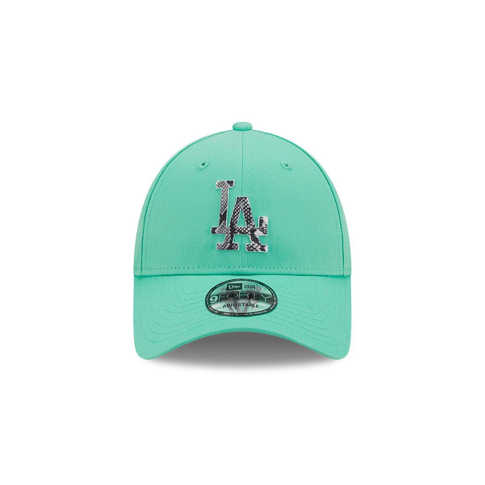 New Era Men's Adjustable Infill 9Forty Cap ~ LA Dodgers green