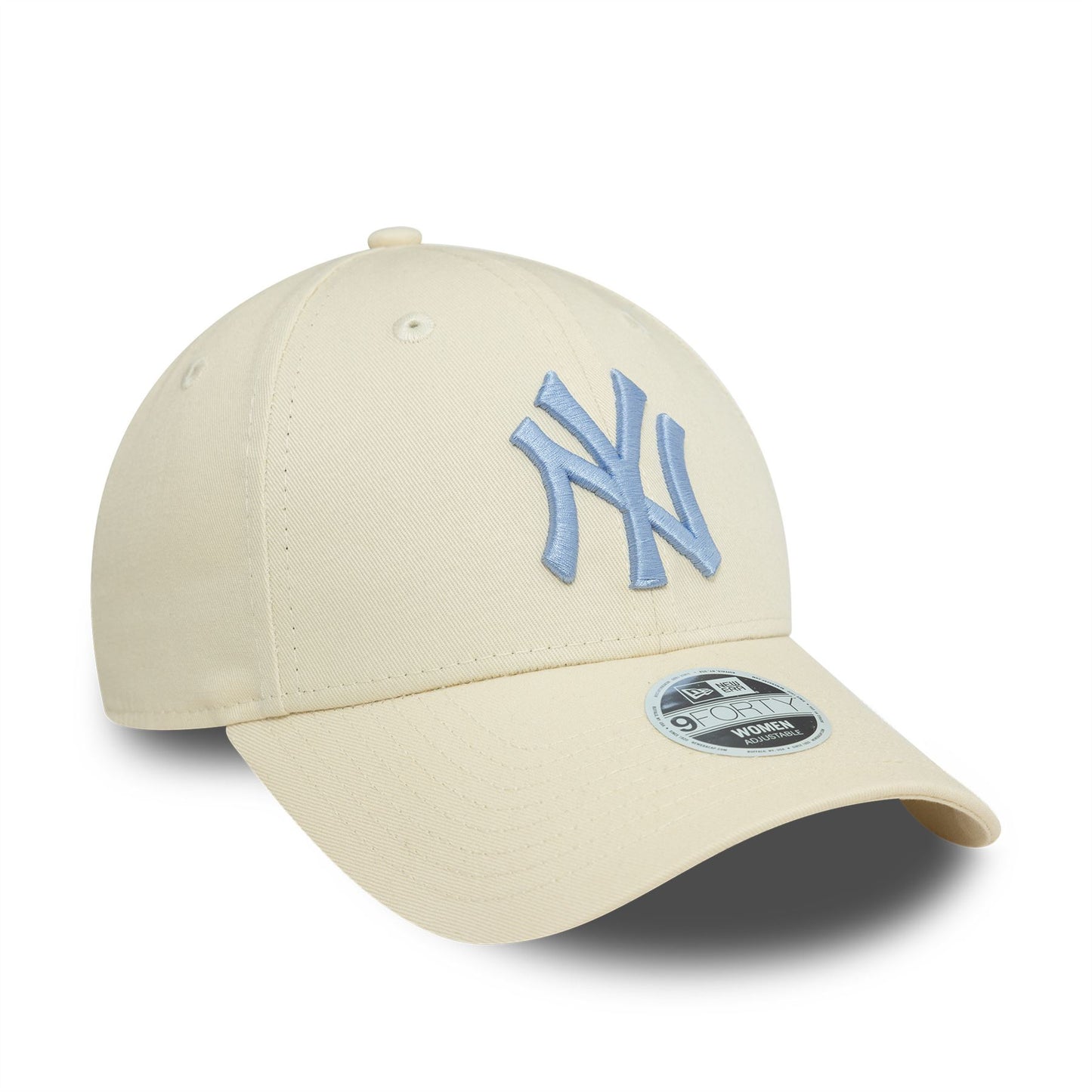New York Yankees Womens League Essential Cream 9FORTY Adjustable Cap