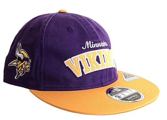 Minnesota Vikings Historic Heritage 9Fifty Retro Crown Cap Purple