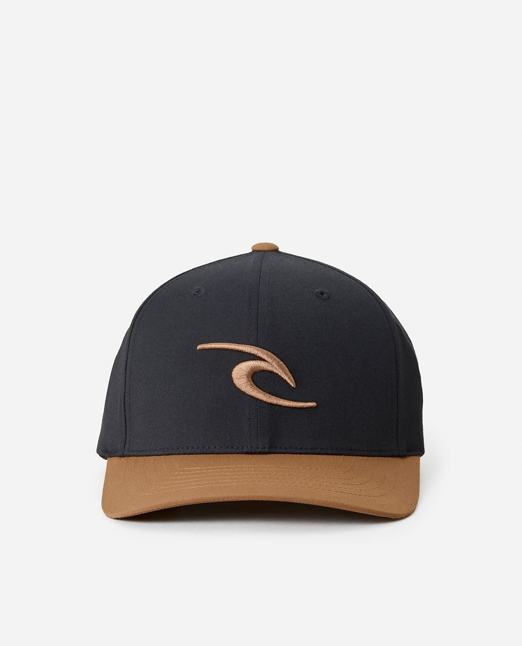 Rip Curl Cap Mens Tepan 2.0 Flexfit Curve Visor Tan