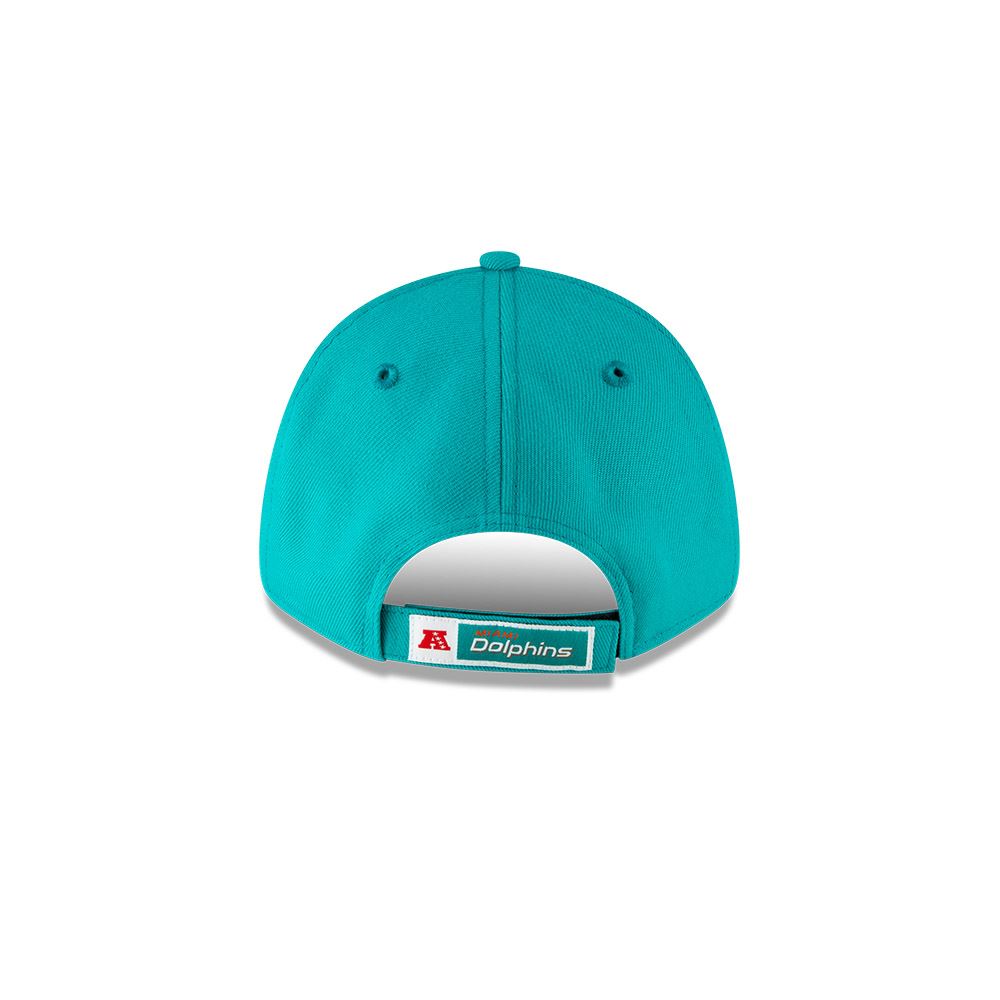 New Era Men's 940 Adjustable League Team Cap ~ Miami Dolphins green