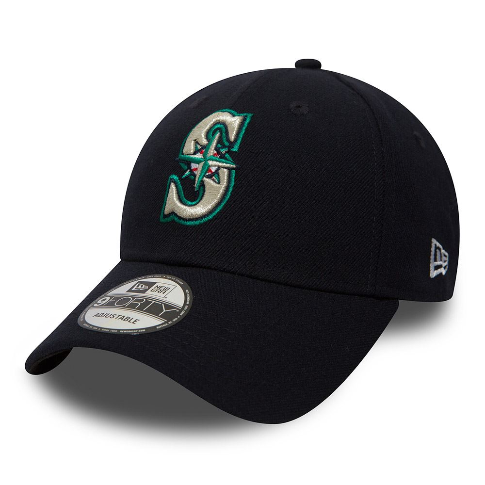 New Era 9Forty Adjustable Curve Cap ~ Seattle Mariners
