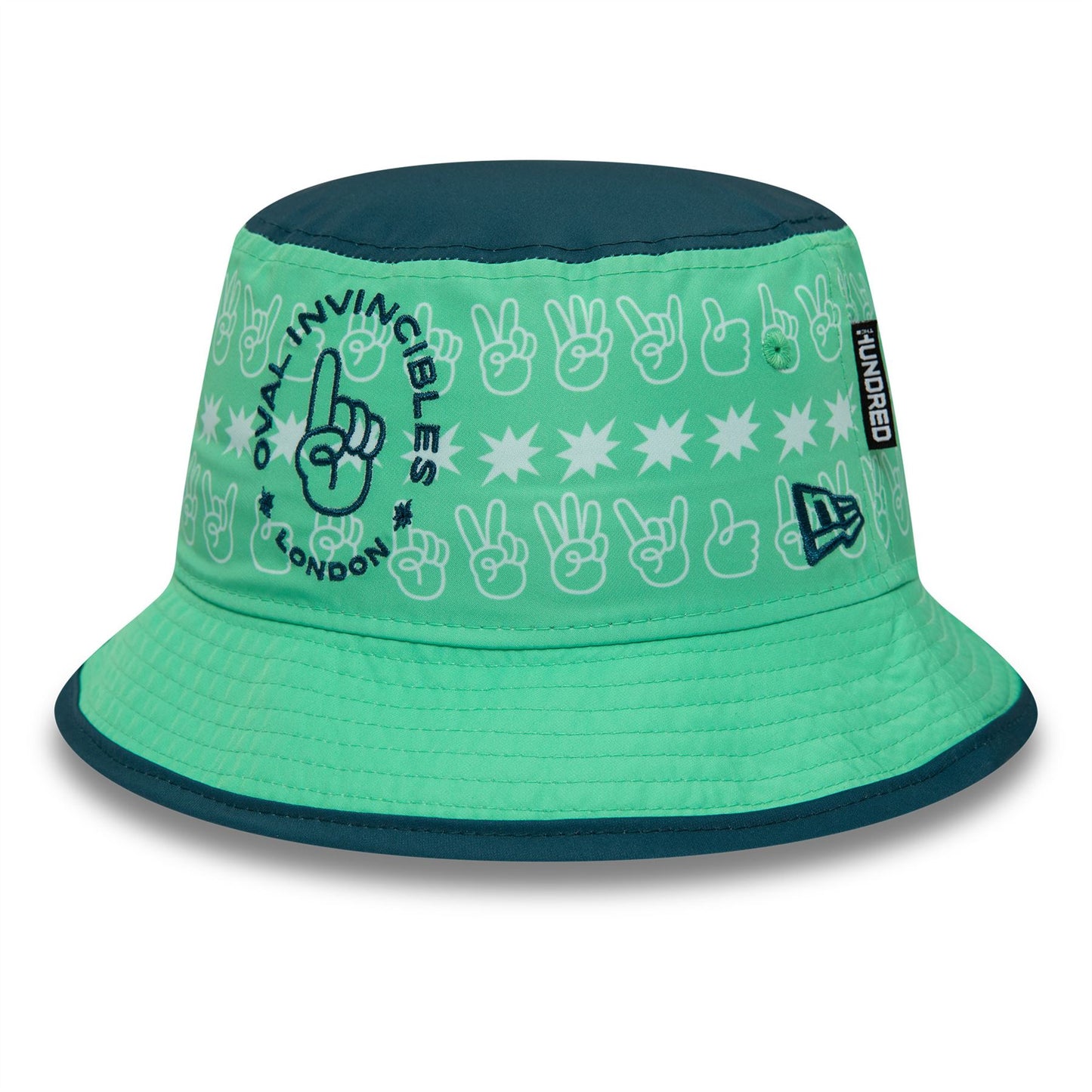 Oval Invincibles The Hundred All Over Print Bucket Hat