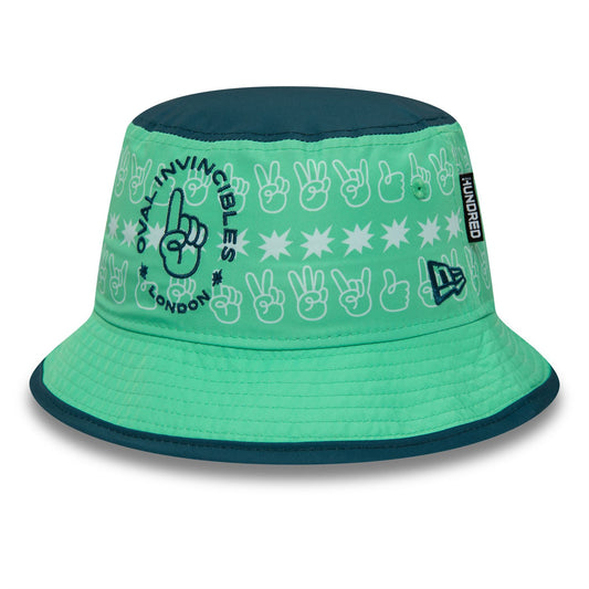 Oval Invincibles The Hundred All Over Print Bucket Hat