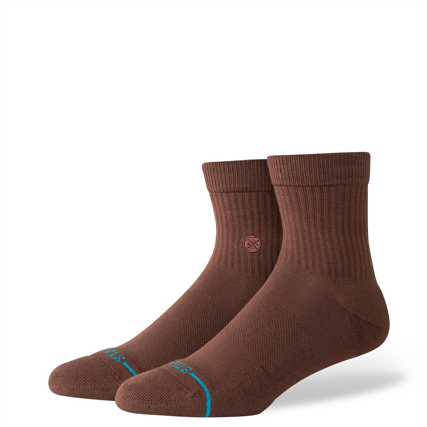 Icon Quarter Brown Socks Stance Mens L