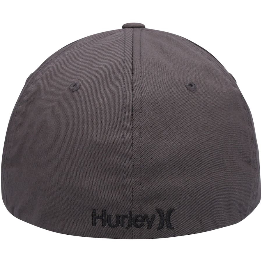 Hurley Men's Flexfit Curve Cap ~ One & Only Dark Grey