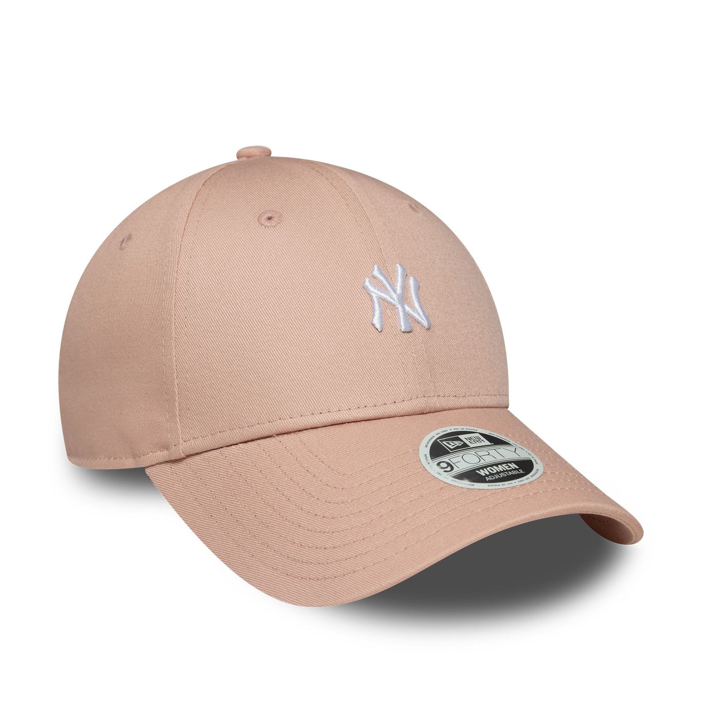 Womans New York Yankees Mini Logo 9Forty Adjustable Pink Cap