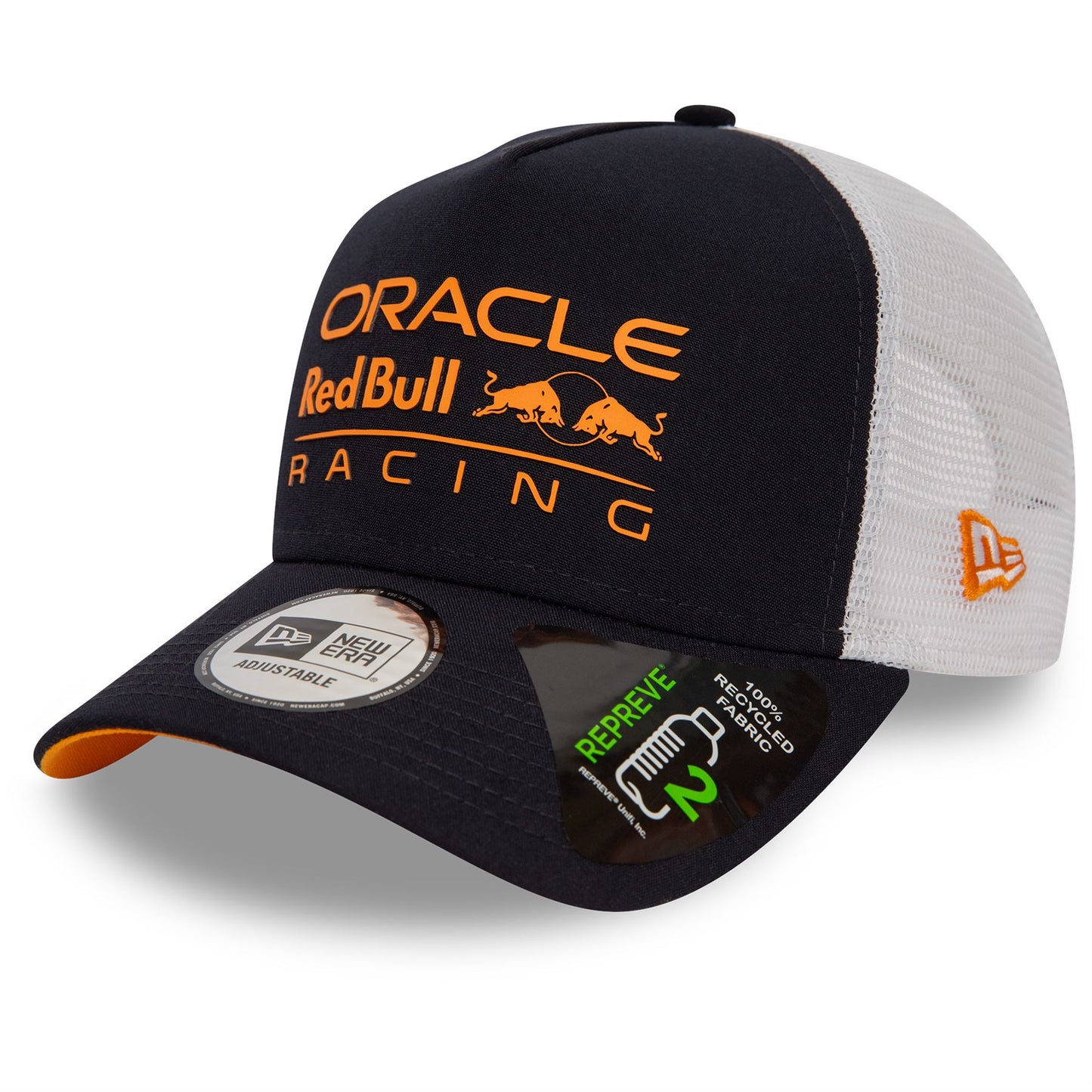 New Era Mens Sustainable E Frame Trucker Cap ~ Oracle Red Bull F1 Racing navy