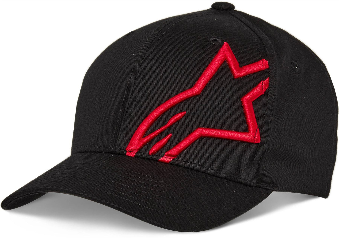 Alpinestars Mens Curve Flexfit Cap ~ Corp Shift 2 black red