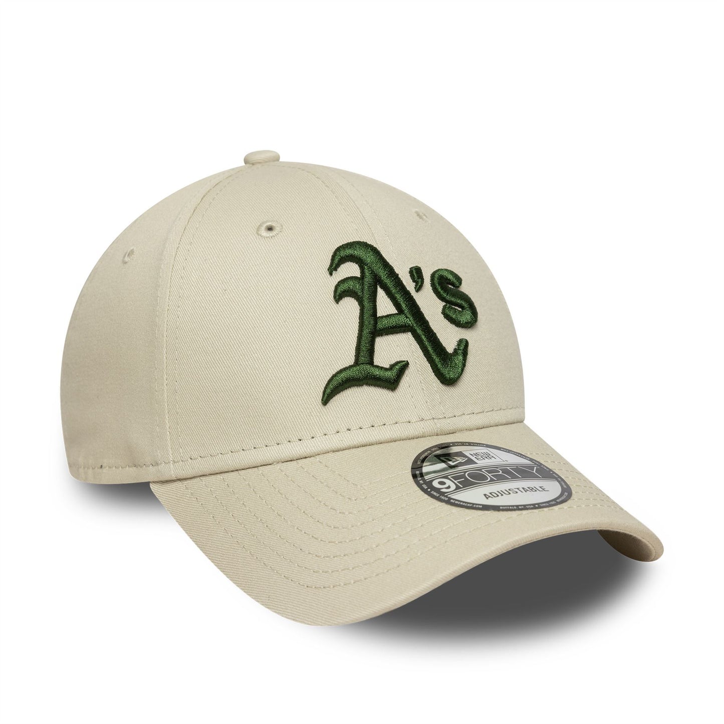 Oakland Athletics League Essential Cream 9FORTY Adjustable Cap