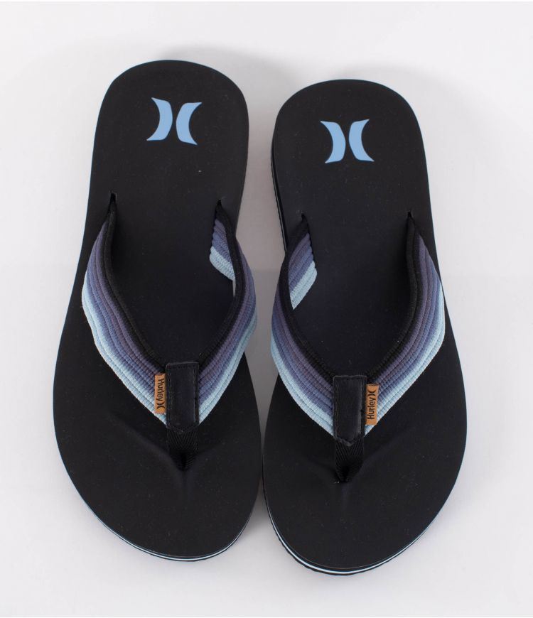 Hurley Shorebreak Mens Blue Open Toe Flip Flop Sandal