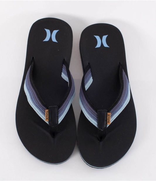 Hurley Shorebreak Mens Blue Open Toe Flip Flop Sandal