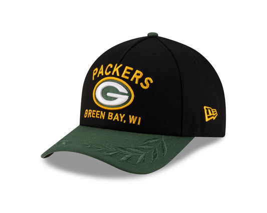 Green Bay Packers NFL Draft 9Forty Mid Crown A-Frame Adjustable Cap