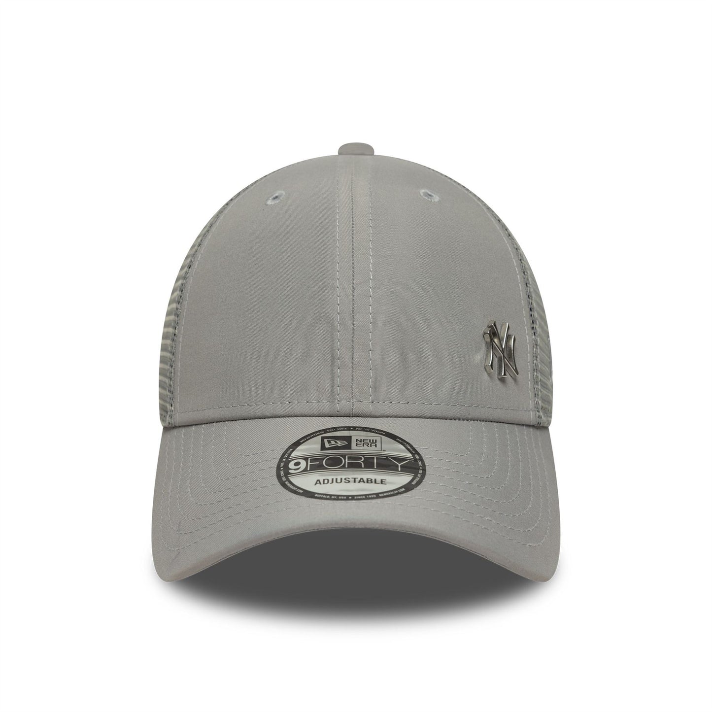 New York Yankees Flawless 9Forty Grey Mens Trucker New Era Cap.