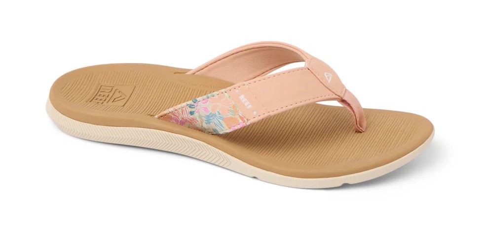 Reef Santa Ana Womens Water Friendly Peach Sandals