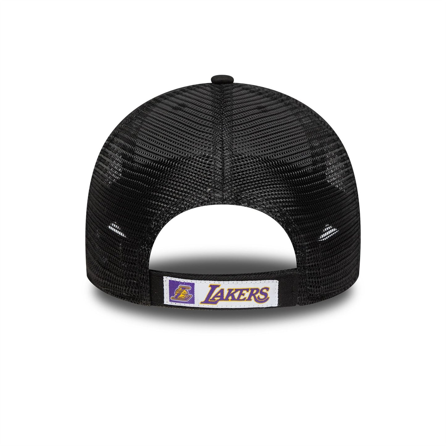 LA Lakers NBA Black 9FORTY Trucker Adjustable Cap