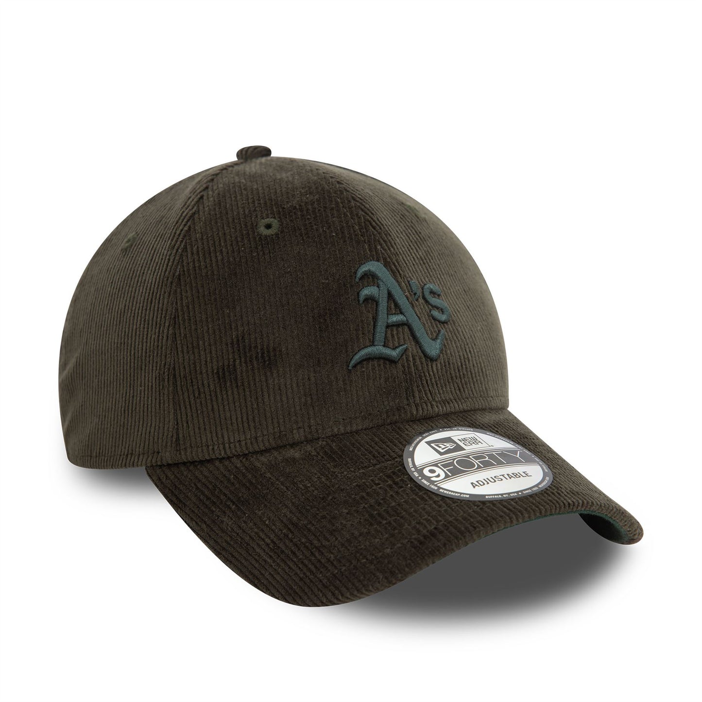 Oakland Athletics Cord Dark Green 9Forty New Era Cap