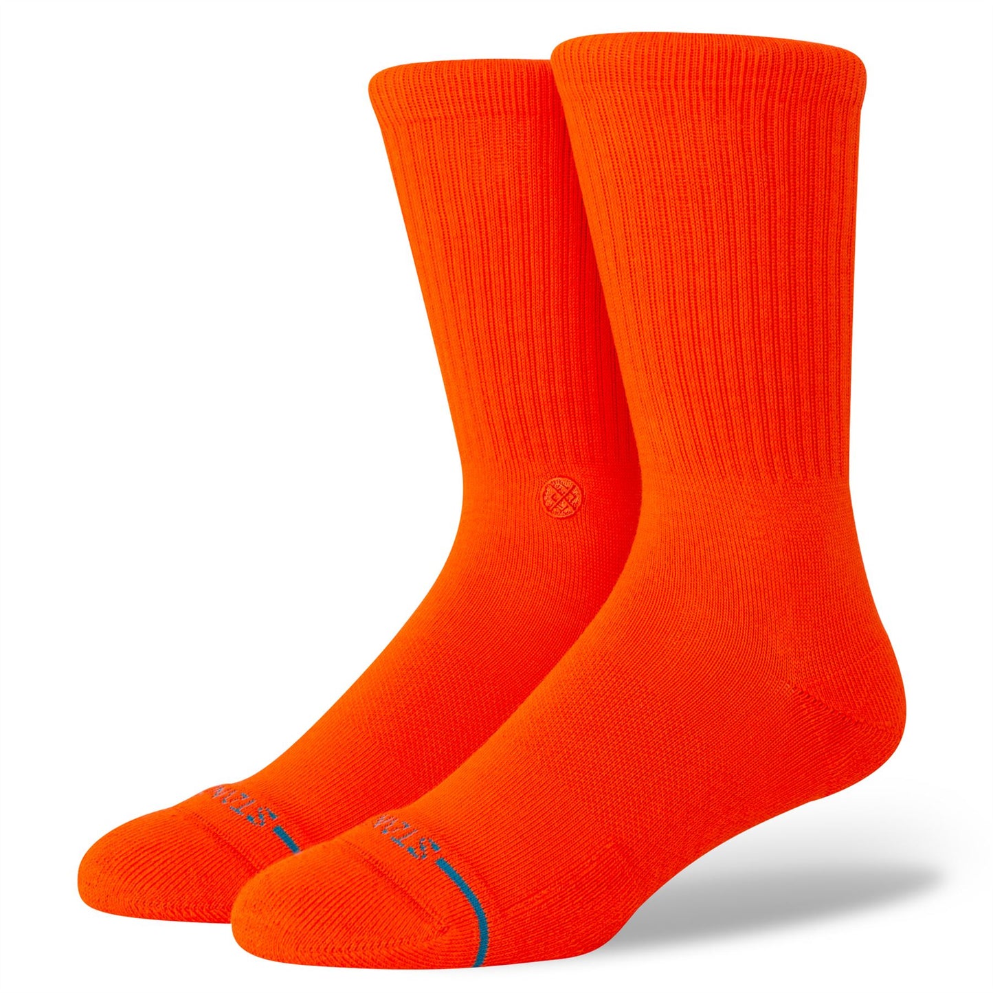 Stance Mens Crew Socks ~ Icon tomato red
