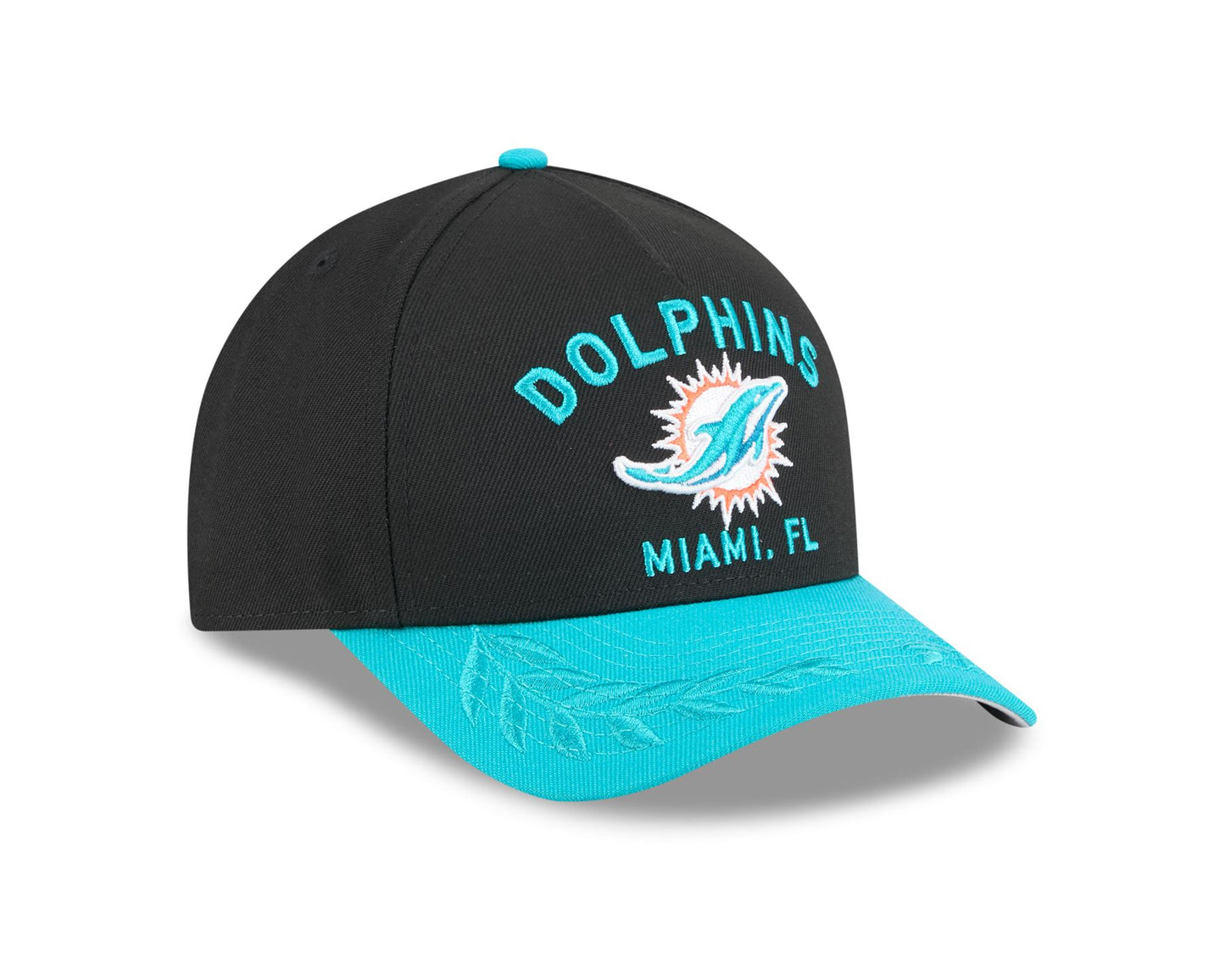 Miami Dolphins NFL Draft 9Forty Mid Crown A-Frame Adjustable Cap