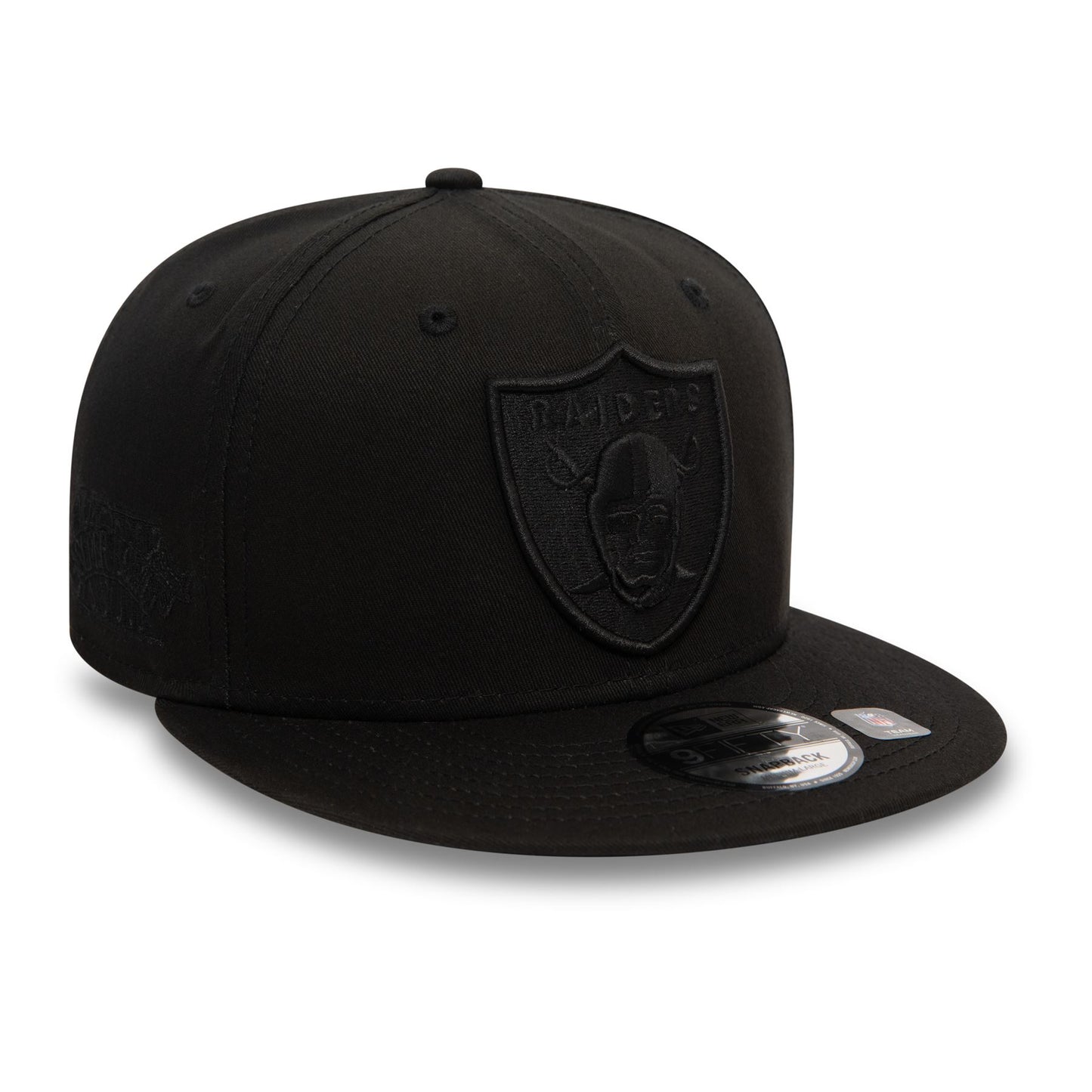 New Era Mens Monochrome 9Fifty Cap ~ Las Vegas Raiders black