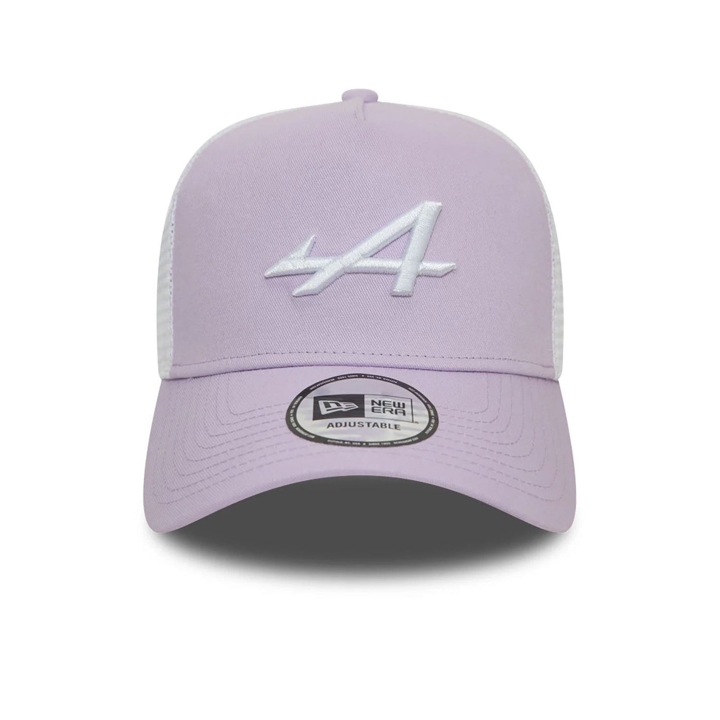 New Era Mens E Frame Trucker ~ Alpine Racing lilac