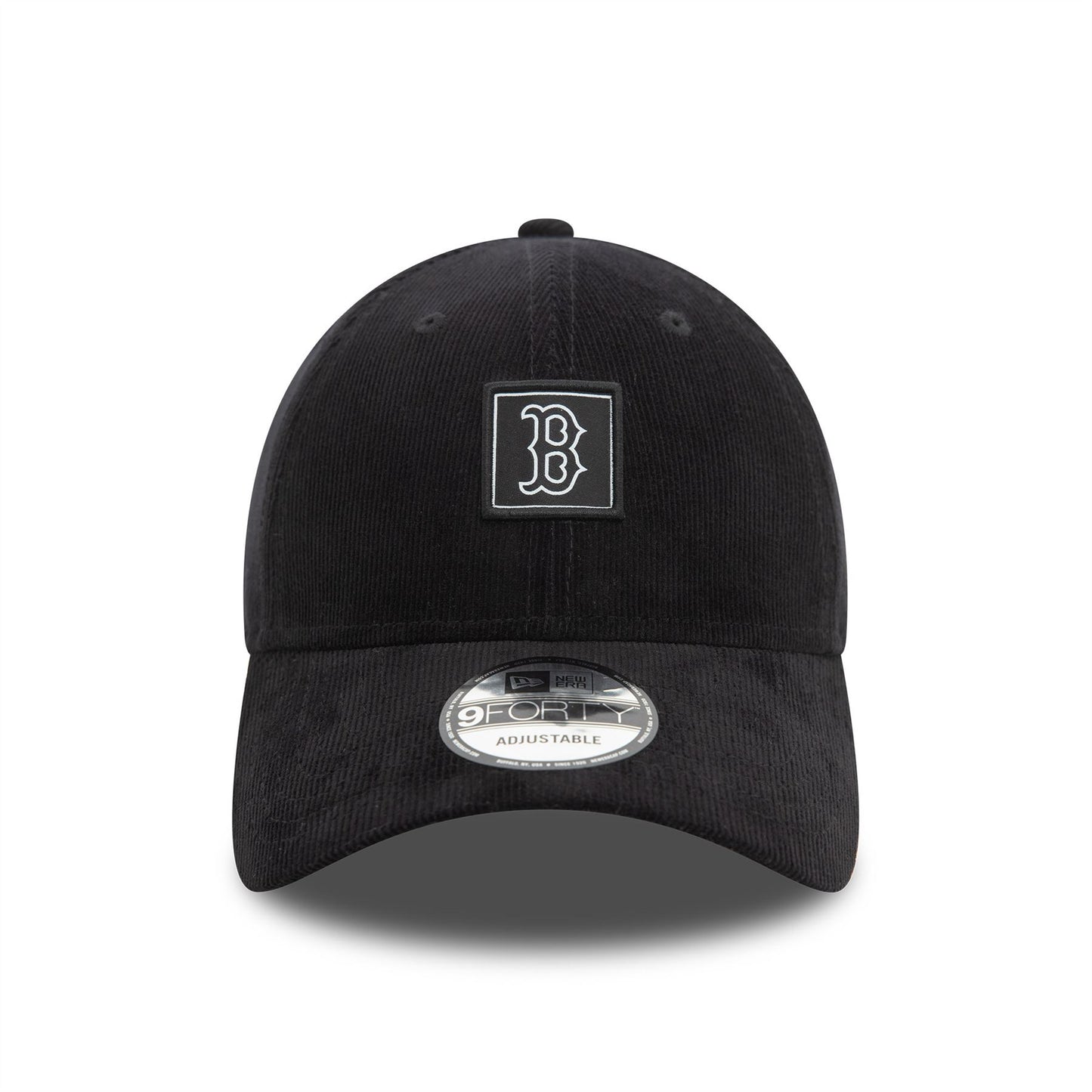 Boston Red Sox Cord Patch Black 9FORTY Adjustable Cap