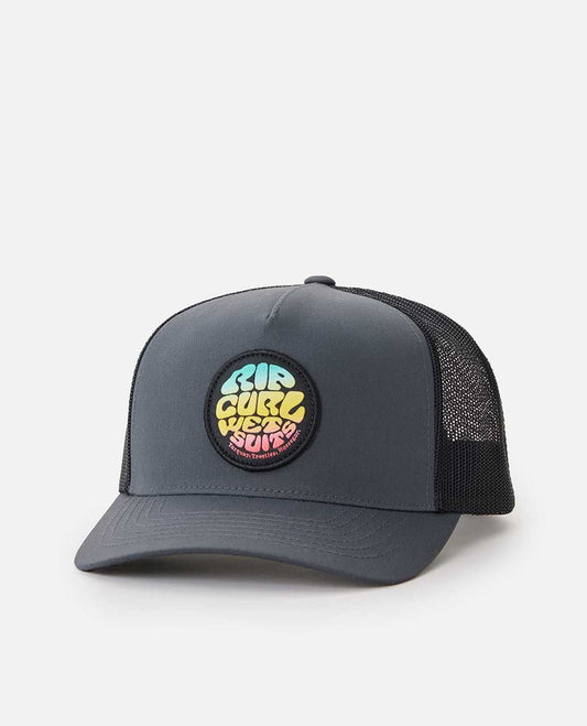 Rip Curl Wetsuit Icon Trucker Mens Black Curve Cap