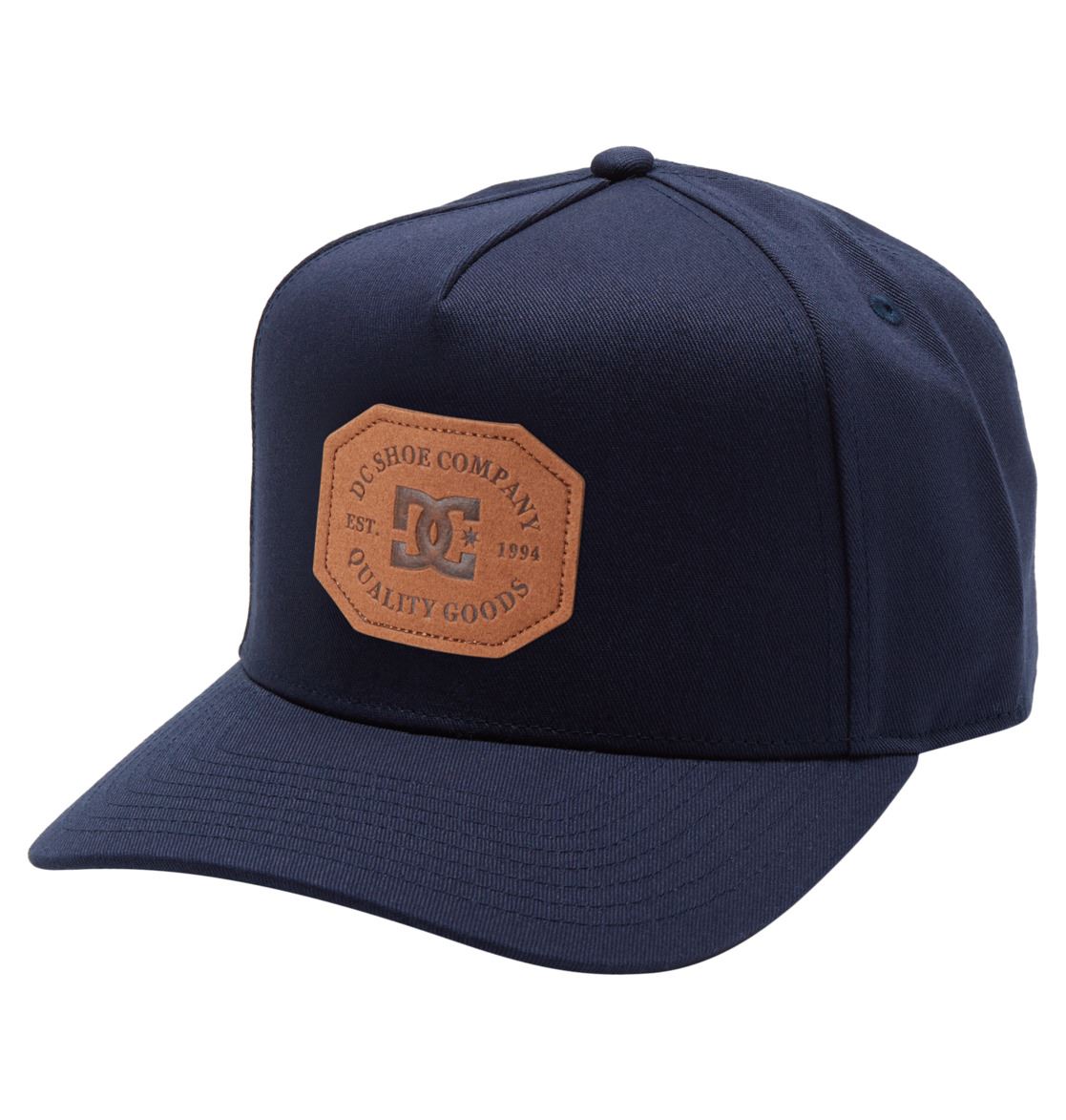 DC Shoes 6 Panel Snapback Curved Peak Cap ~ Reynotts blue