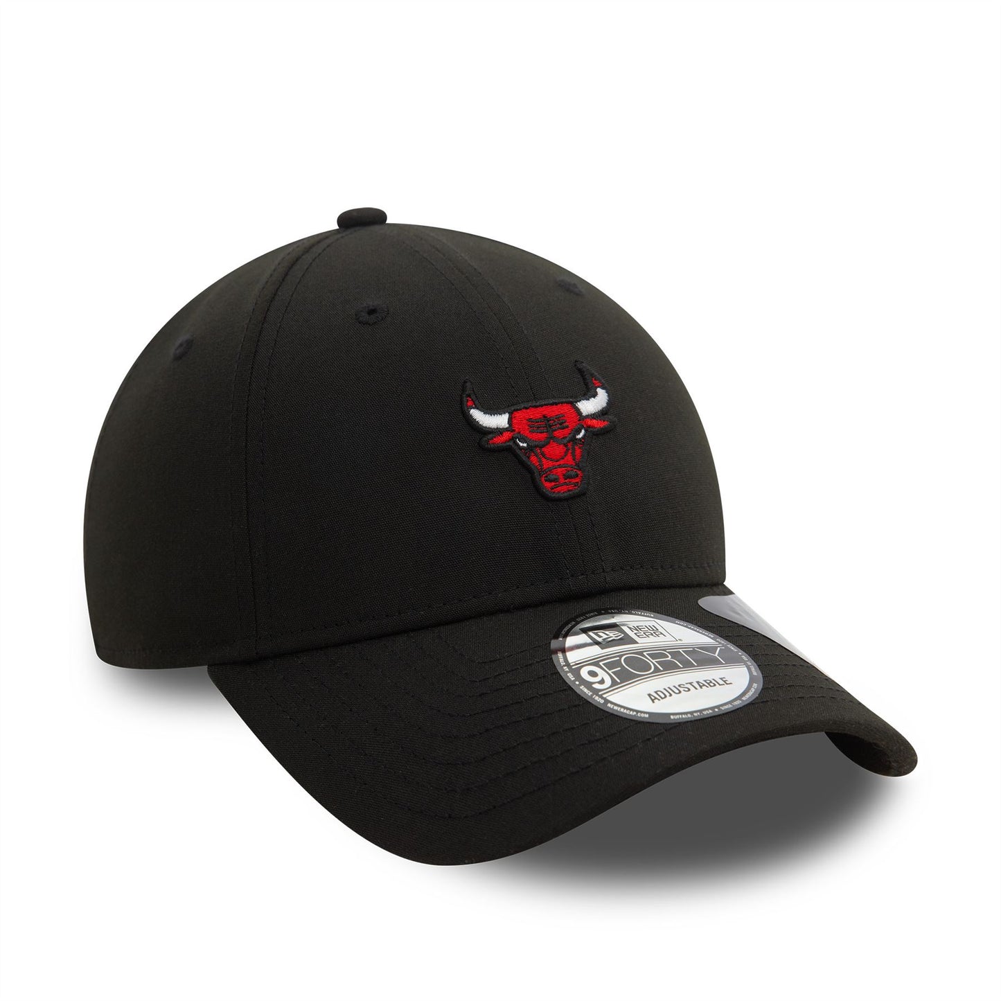 Chicago Bulls Repreve® Mini Logo Black 9FORTY Adjustable Cap