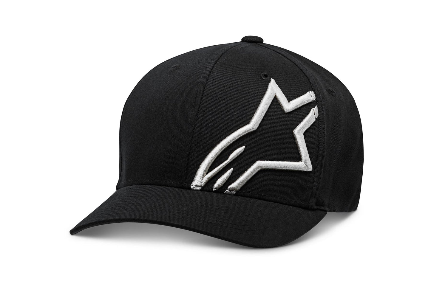 Alpinestars Mens Curve Flexfit Cap ~ Corp Shift 2 black white