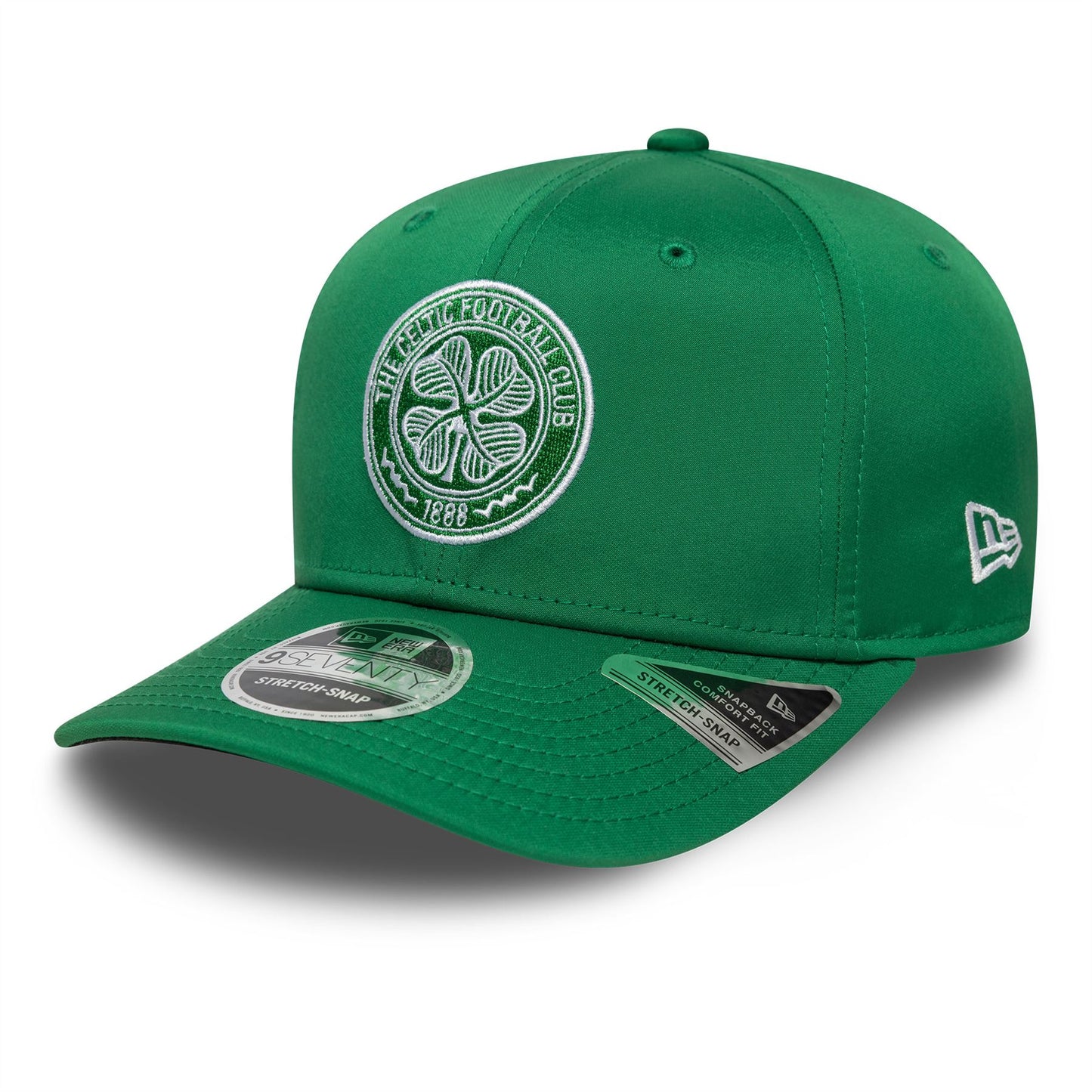Celtic FC 9Seventy Stretch Snap Green Adjustable New Era Cap