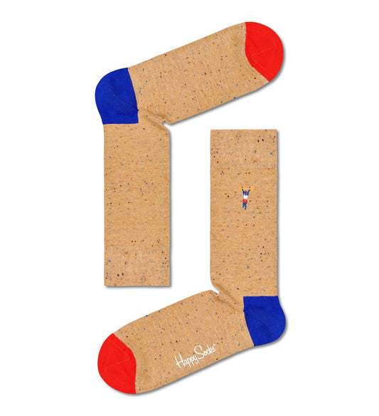 Happy Socks - Crew Socks (Size 41-46) ~ Embroidery Work It
