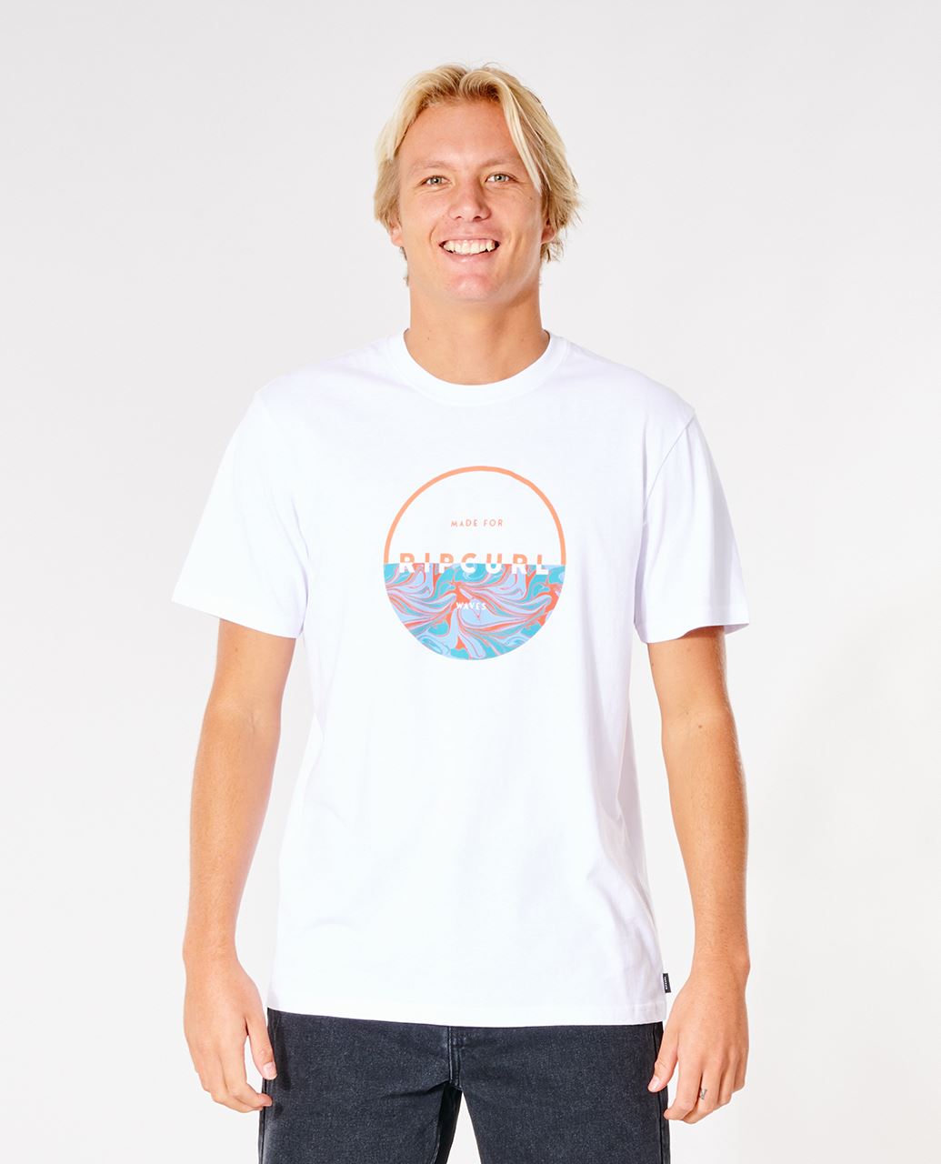 Rip Curl Men's T-Shirt ~ Fill Me Up white