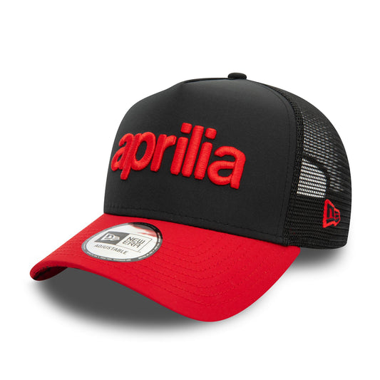 New Era Mens Crackle Print EF Trucker Cap ~ Aprilia red