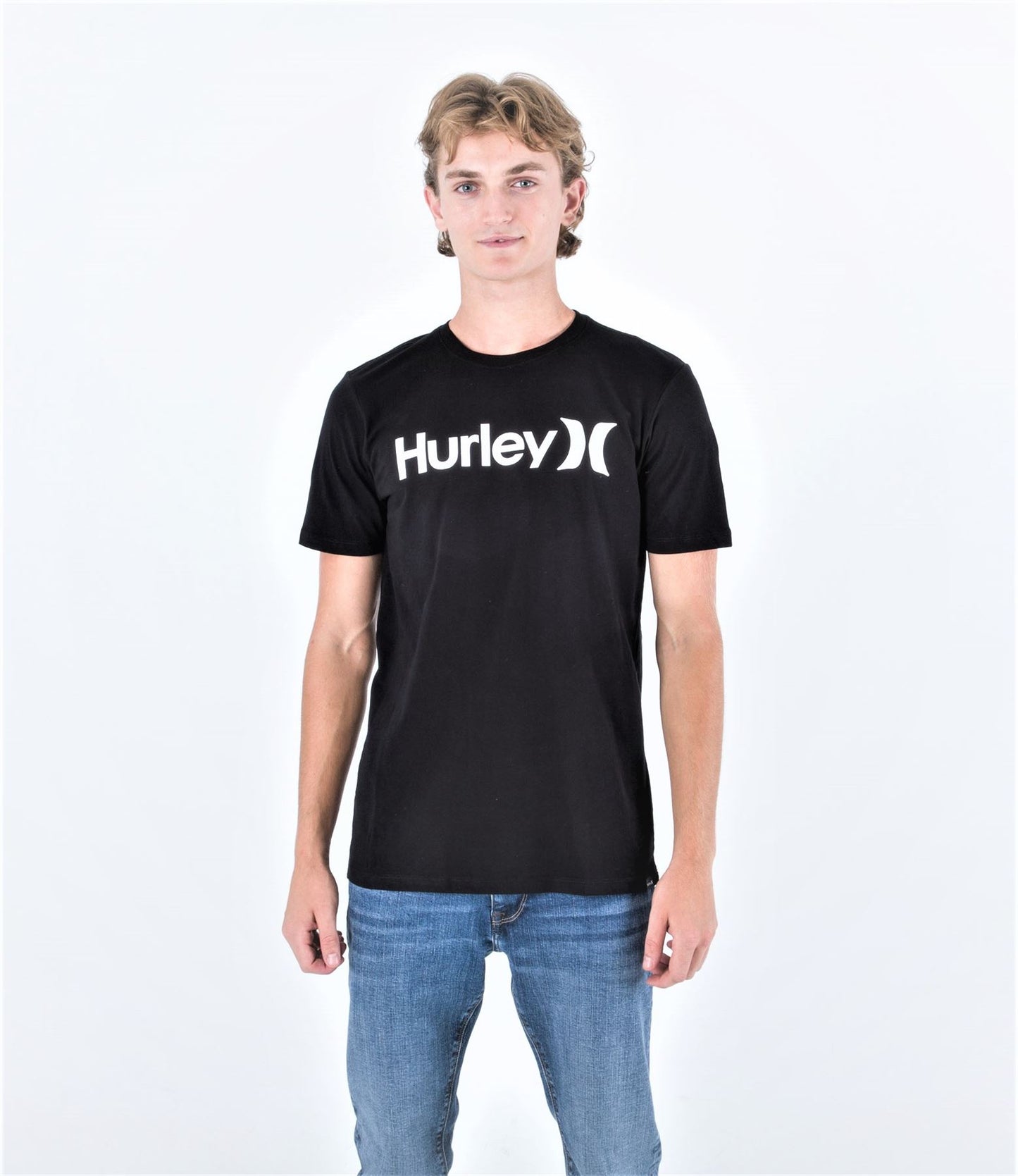 Hurley Men's SS T-Shirt ~ Everyday Wash O&O Black