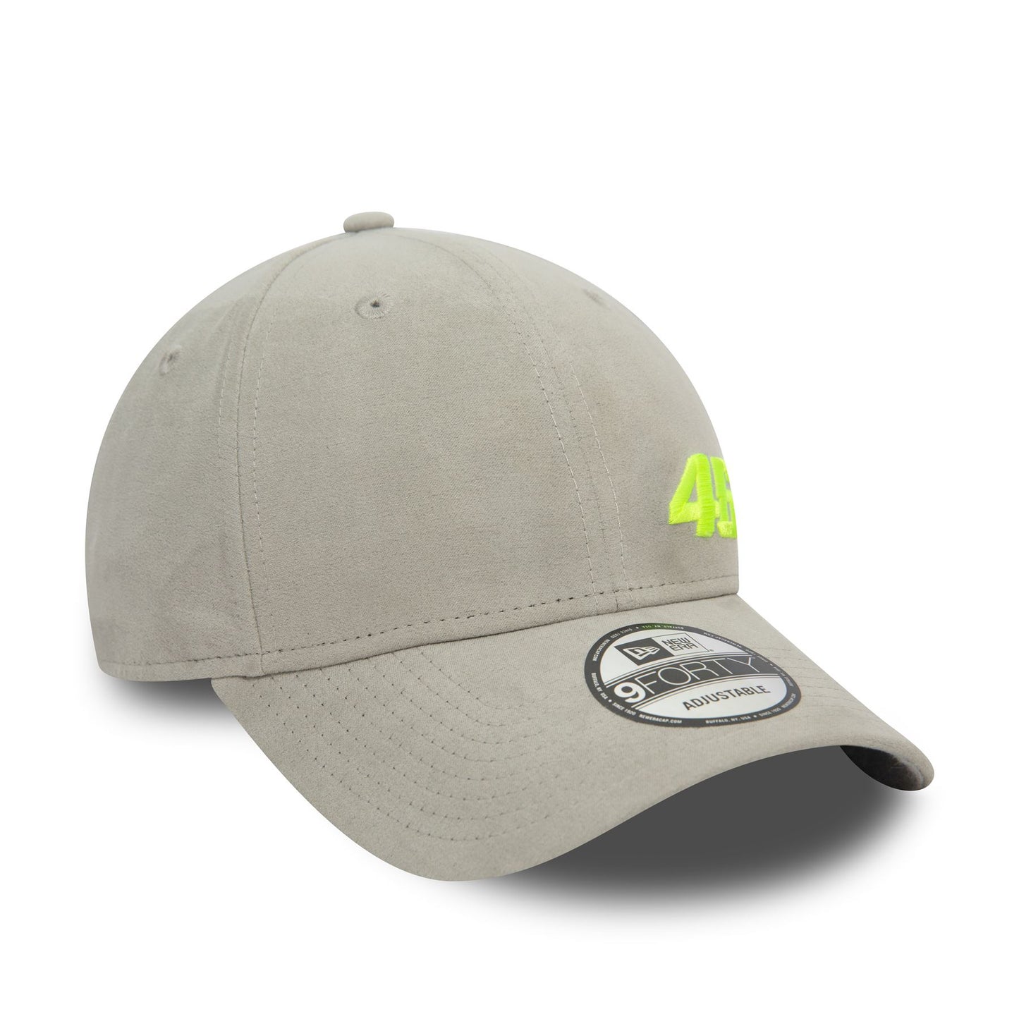 New Era Mens Suede 9Forty Cap ~ VR46 grey