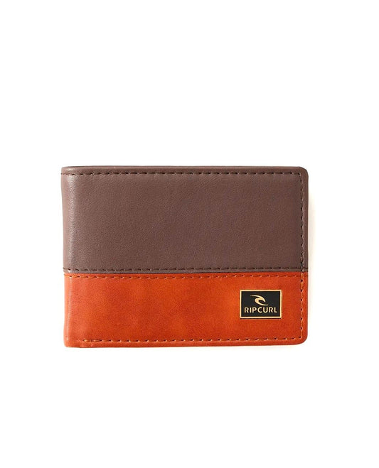 Rip Curl Corpawatu Icon PU Slim Brown Wallet