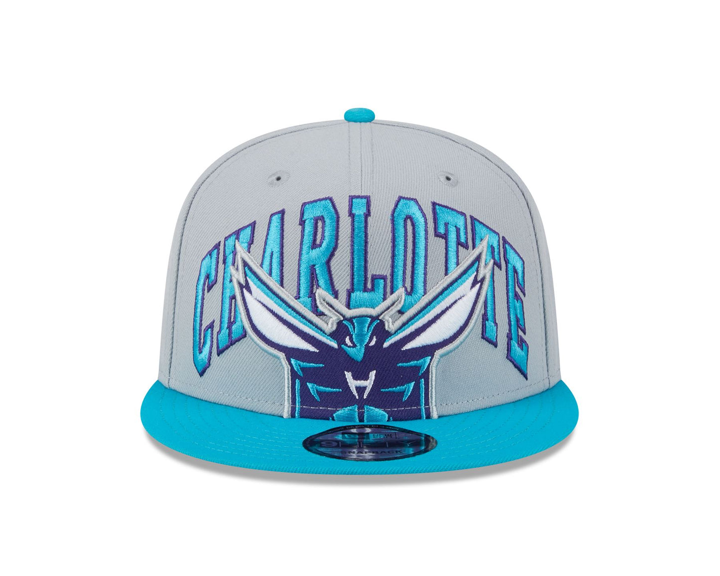 New Era Mens NBA Authentics 9Fifty Cap ~ Charlotte Hornets Tip-Off grey