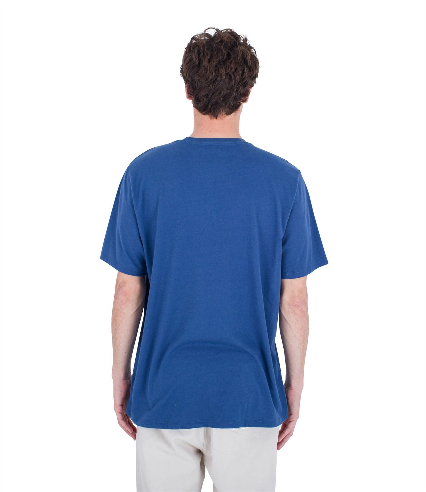 Hurley Mens Cotton SS T-Shirt ~ Everyday OAO blue