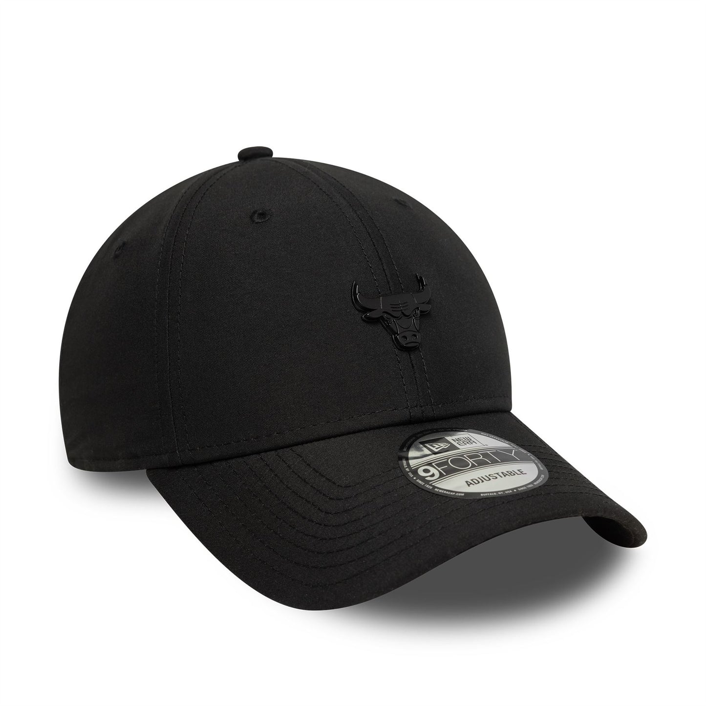 Chicago Bulls NBA Pin Black 9FORTY Adjustable New Era Cap