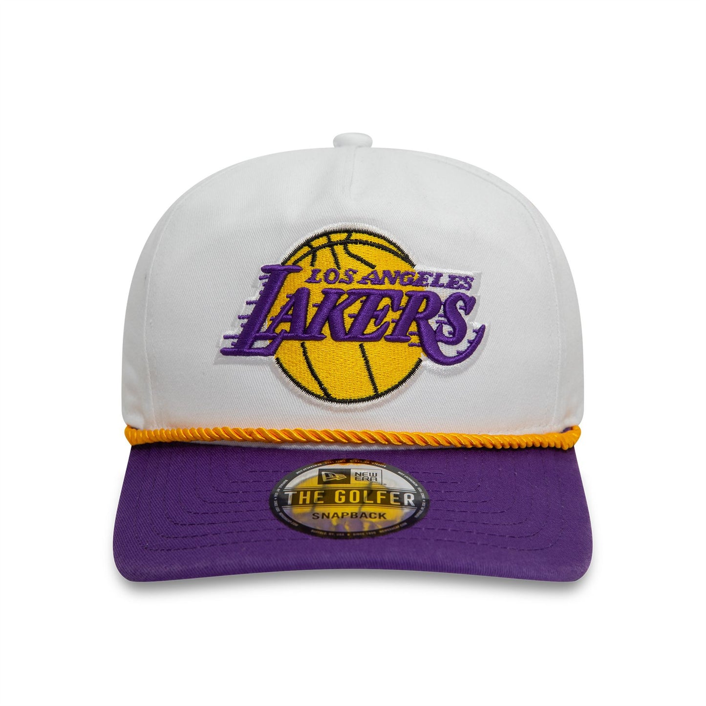 New Era Mens Washed NBA Golfer Cap ~ LA Lakers white