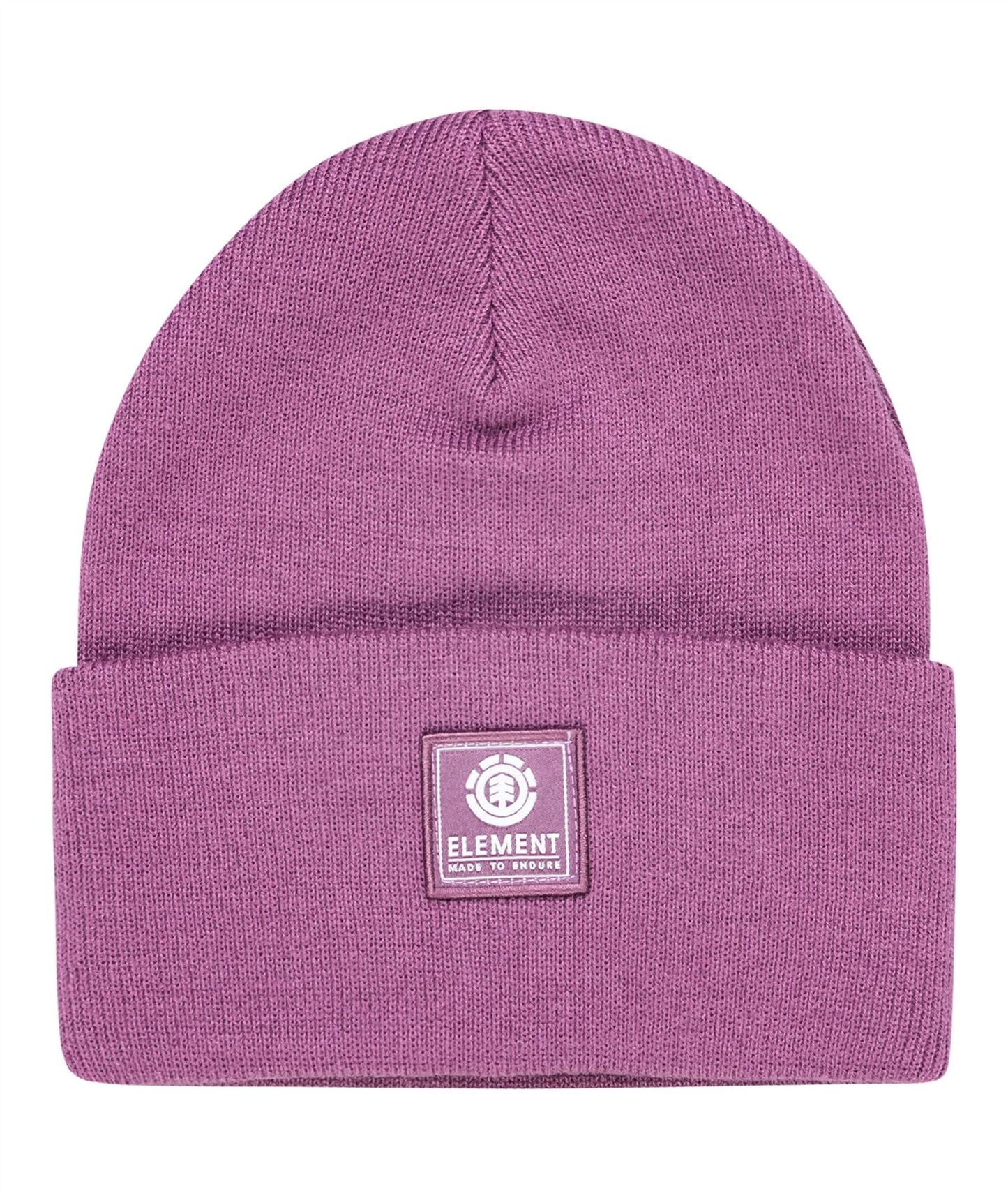 Element Knittted Cuff Beanie ~ Dusk berry conserve